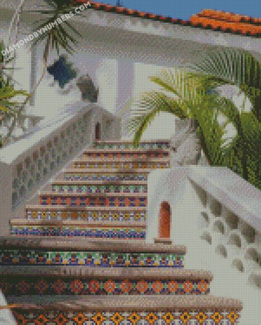 Stairs Colorful diamond painting