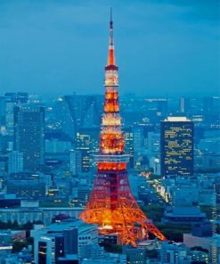 Tokyo Tower paint by numbers
