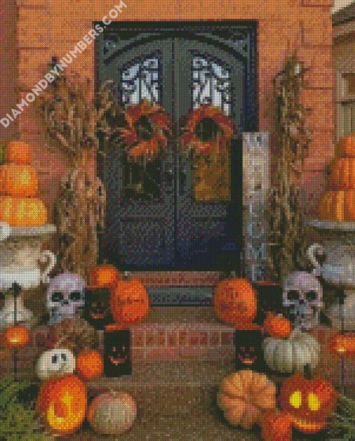 halloween decorations pumpkin diamond paintings
