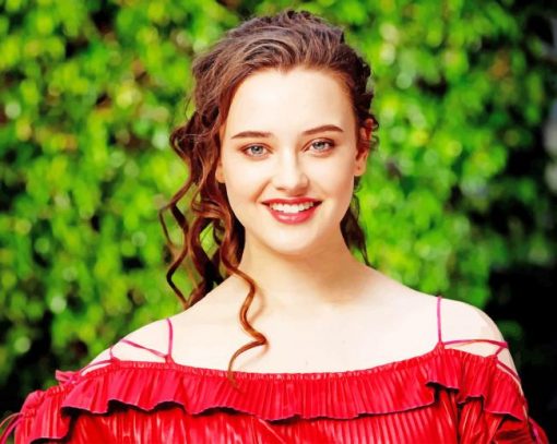Katherine Langford Actress paint by numbers