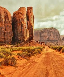Monument Valley Arizona Usa paint by numbers