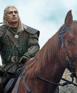 The Witcher On Horse paint by numbers