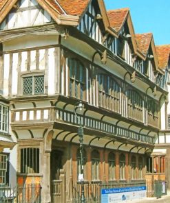 Tudor House And Garden paint by numbers