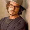 Actor Johnny Depp Fashion paint by numbers