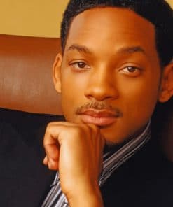 American Actor And Artist Will Smith paint by numbers
