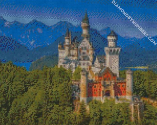 Bavaria Germany Neuschwanstein Castle diamond painting