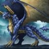 Behemoth Blue Dragon paint by numbers
