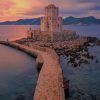 Bourtzi Of Methoni Fortress paint by numbers