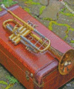 Brass Leather Music Instrument diamond paintings