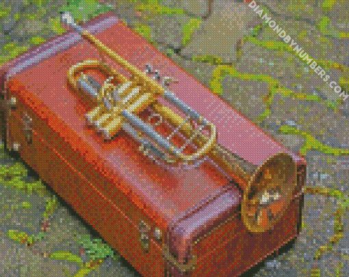 Brass Leather Music Instrument diamond paintings