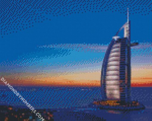Burj Al Arab diamond paintings
