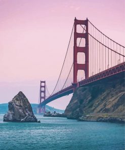 California Golden Gate During Sunset