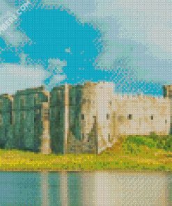 Castle Built On Lake Shore diamond paintings