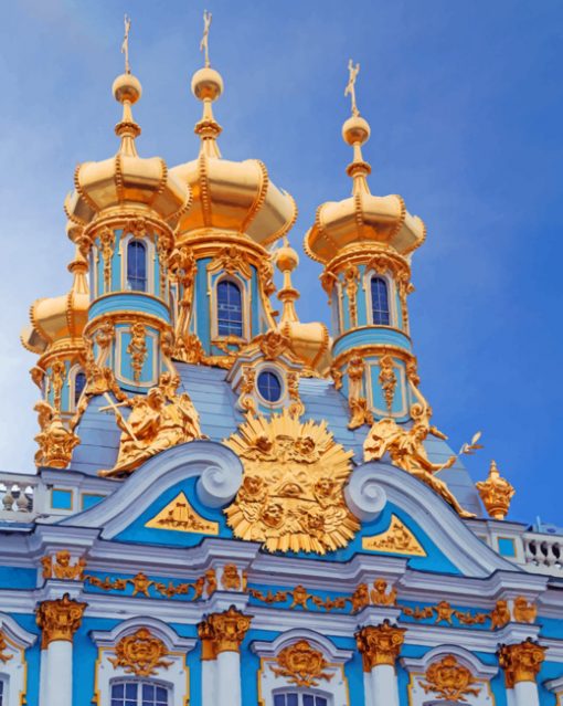 Catherine Palace Russia paint by numbers