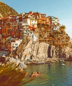 Italy Cinque Terre National Park paint by numbers