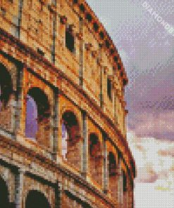 Colosseum Ancient Building Wreckage In Rome diamond paintings