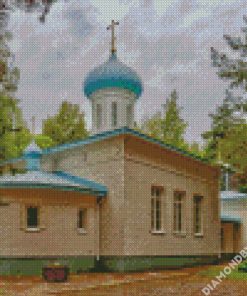 Finland Temples Church Orthodox Church Porvoo diamond painting