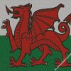 Grand Britain Flag Of Wales diamond paintings