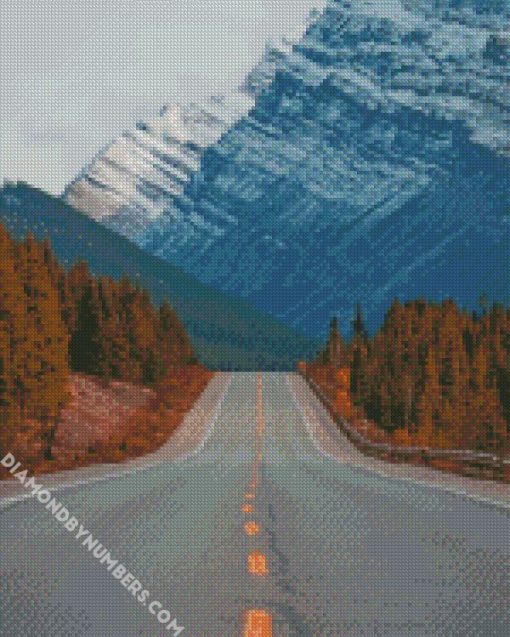 Gray Concentrate Road diamond painting