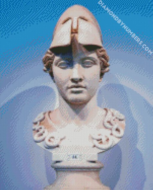 Head of Athena in the Velletri Type Altes Museum diamond paintings