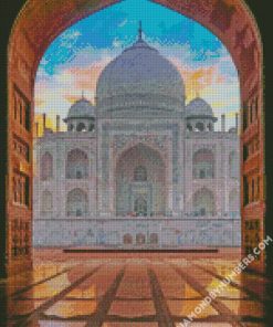 India Agra Taj Mahal diamond painting
