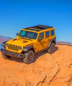 Jeep Wrangler Unlimited Rubicon paint by numbers