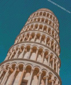 Leaning Tower of Pisa italy diamond paintings