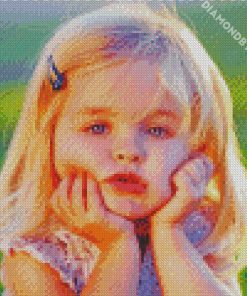 Little Blond Girl diamond painting