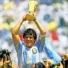 Maradona With World Cup paint by numbers