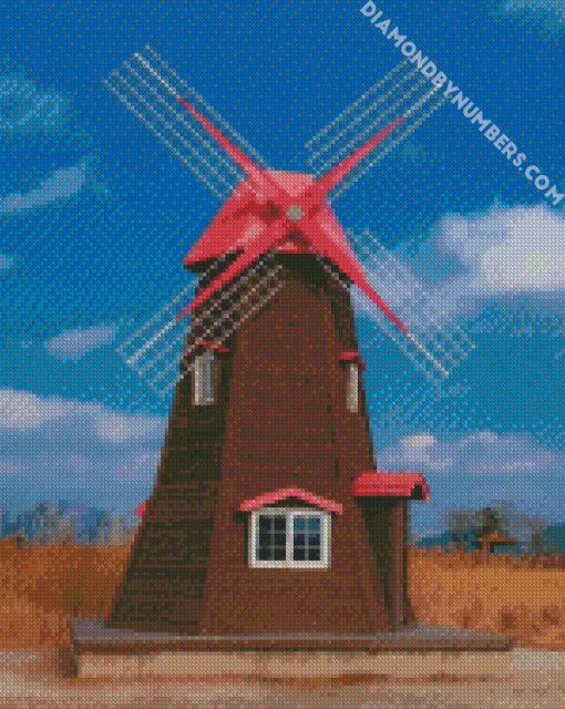 Modern Country Windmill diamond paintings
