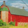 Old Red Barn diamond painting