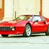 Old Red Ferrari 308 paint by numbers