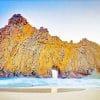 Pfeiffer Beach Rock paint by numbers