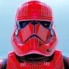 Red Sith Trooper paint by numbers