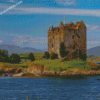 Scotland Castles Rivers Castle Stalker diamond paintings