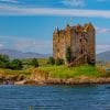 Scotland Castles Rivers Castle Stalker paint by numbers