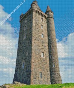 Tall Scrabo Tower IN Irleand diamond painting