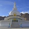 Temples India Shanti Stupa Leh District Ladakh paint by numbers