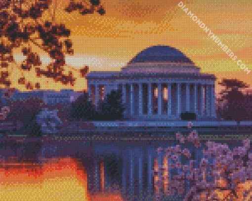 Thomas Jefferson Memorial united state diamond paintings