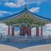 USA Temple Pagodas Korean Friendship Bell paint by numbers
