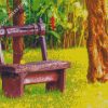 Vintage Wooden Chair diamond painting