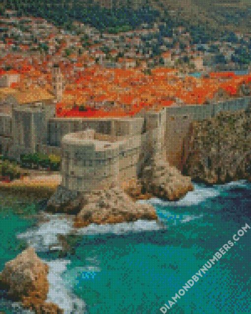 Walls of Dubrovnik croatia diamond paintings