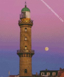 Warnemunde Rostock Lighthouse diamond paintings