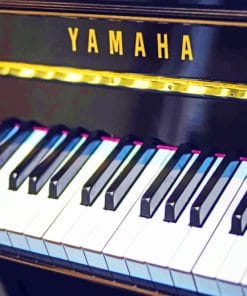 Yamaha Piano Keys paint by numbers