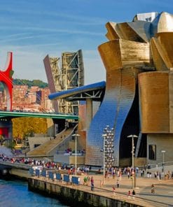 Guggenheim Museum Bilbao paint by numbers