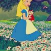 Cartoon Alice In Wonderland paint by numbers