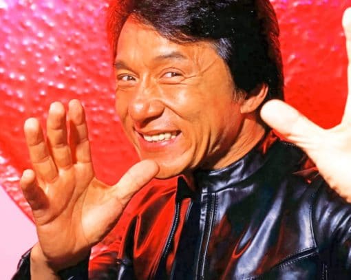 Chinese Actor Jackie Chan paint by numbers
