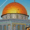 dome of the rock jerusalem diamond painting