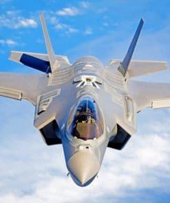 F 35 Military Fighter Jet paint by numbers
