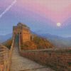 great wall of china sunrise diamond painting